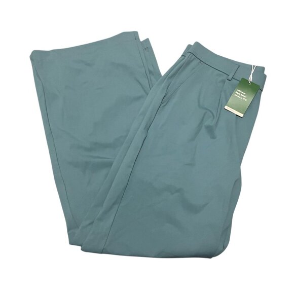 Halara High Waisted Plicated Side Pocket Straight Leg Work Pants Sz XL Tall Wome - Picture 4 of 10